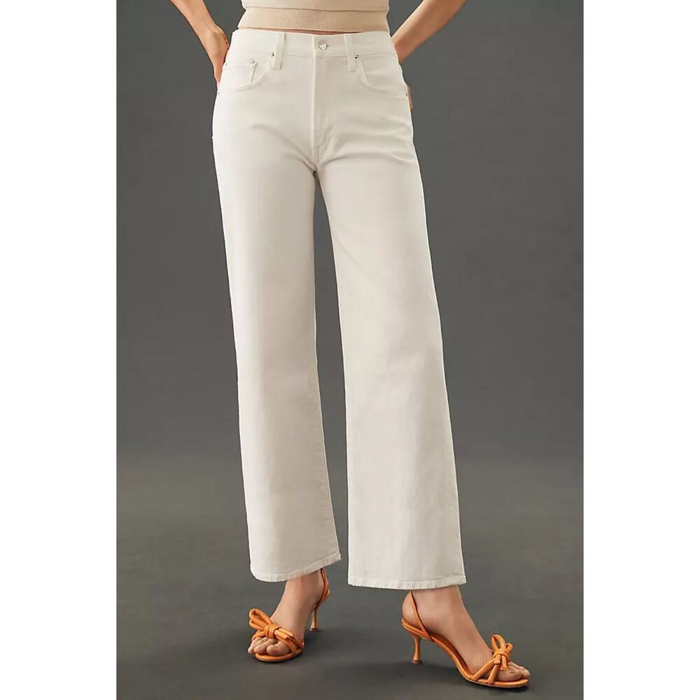 Edwin Marli High-Rise Wide-Leg Ankle Jeans Size 29, $198 MSRP